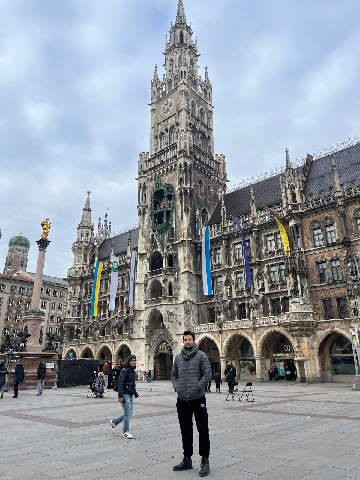 Neues Rathaus at Marienplatz